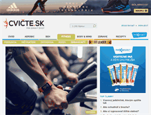 Tablet Screenshot of fitness.cvicte.sk